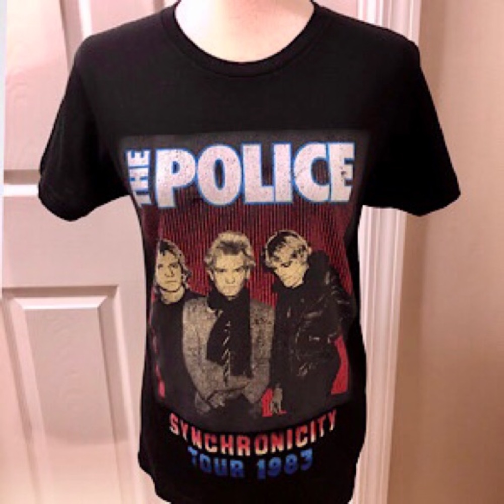 “NEW” Police Synchronicity 1983 Tour T-Shirt